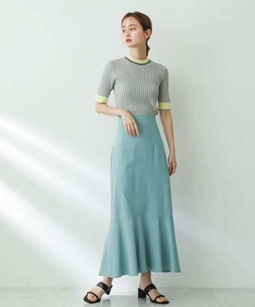 SENSE OF PLACE by URBAN RESEARCH / センスオブプレイス バイ アーバンリサーチ スカート | ストレッチハイウエストマーメイドスカート | 詳細24