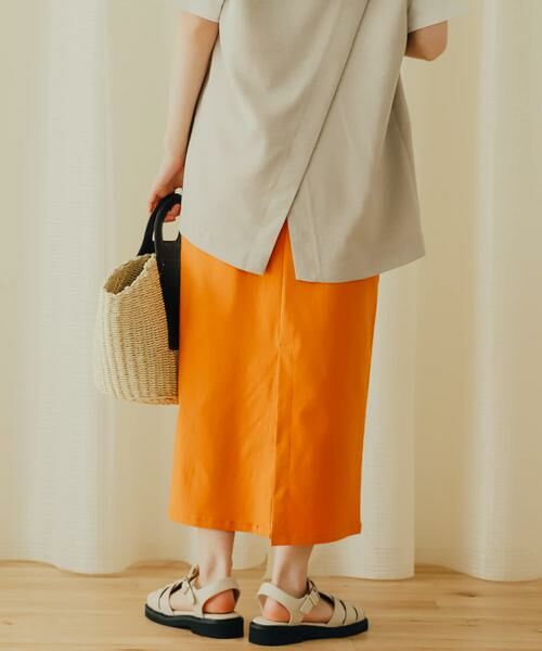 SENSE OF PLACE by URBAN RESEARCH / センスオブプレイス バイ アーバンリサーチ スカート | ストレッチサスツキハイウエストスカート | 詳細4