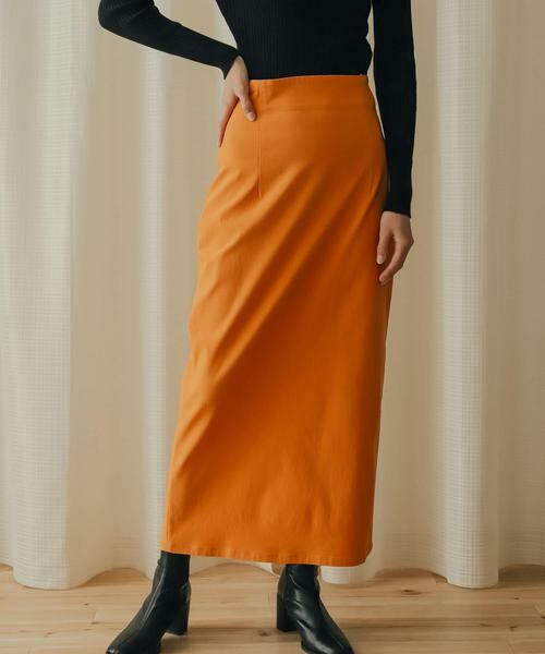 SENSE OF PLACE by URBAN RESEARCH / センスオブプレイス バイ アーバンリサーチ スカート | ストレッチサスツキハイウエストスカート | 詳細6