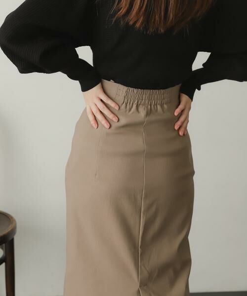 SENSE OF PLACE by URBAN RESEARCH / センスオブプレイス バイ アーバンリサーチ スカート | ストレッチサスツキハイウエストスカート | 詳細25