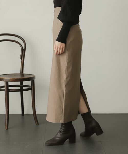 SENSE OF PLACE by URBAN RESEARCH / センスオブプレイス バイ アーバンリサーチ スカート | ストレッチサスツキハイウエストスカート | 詳細27