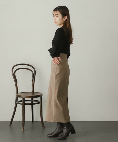 SENSE OF PLACE by URBAN RESEARCH / センスオブプレイス バイ アーバンリサーチ スカート | ストレッチサスツキハイウエストスカート | 詳細30