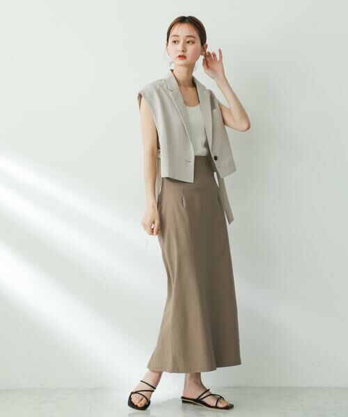 SENSE OF PLACE by URBAN RESEARCH / センスオブプレイス バイ アーバンリサーチ スカート | ストレッチサスツキハイウエストスカート | 詳細17