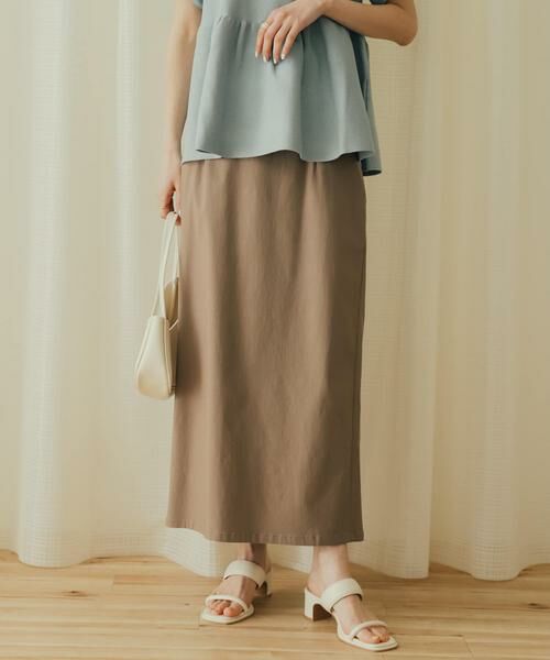 SENSE OF PLACE by URBAN RESEARCH / センスオブプレイス バイ アーバンリサーチ スカート | ストレッチサスツキハイウエストスカート | 詳細18