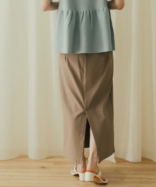 SENSE OF PLACE by URBAN RESEARCH / センスオブプレイス バイ アーバンリサーチ スカート | ストレッチサスツキハイウエストスカート | 詳細20