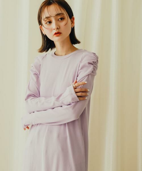SENSE OF PLACE by URBAN RESEARCH / センスオブプレイス バイ アーバンリサーチ ワンピース | ボリュームスリーブアイラインカットワンピース | 詳細1