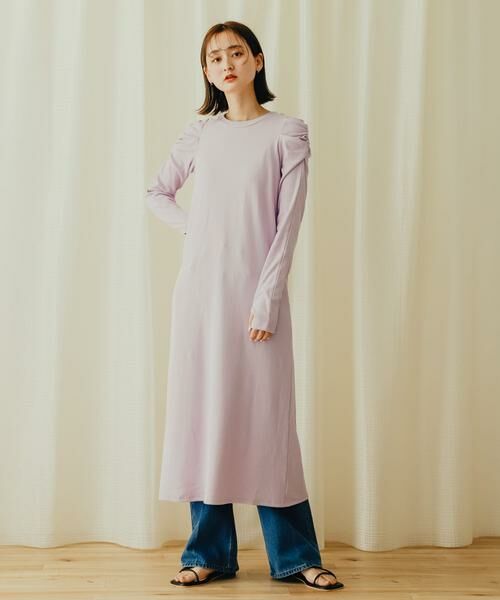 SENSE OF PLACE by URBAN RESEARCH / センスオブプレイス バイ アーバンリサーチ ワンピース | ボリュームスリーブアイラインカットワンピース | 詳細2