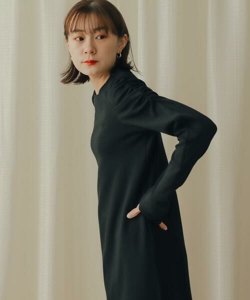 SENSE OF PLACE by URBAN RESEARCH / センスオブプレイス バイ アーバンリサーチ ワンピース | ボリュームスリーブアイラインカットワンピース | 詳細14