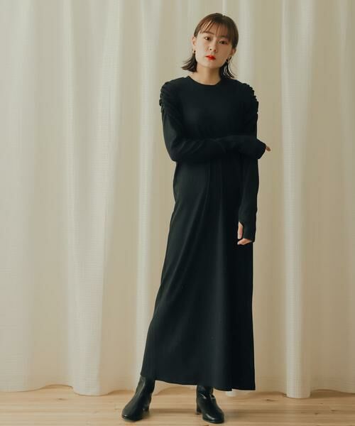 SENSE OF PLACE by URBAN RESEARCH / センスオブプレイス バイ アーバンリサーチ ワンピース | ボリュームスリーブアイラインカットワンピース | 詳細17