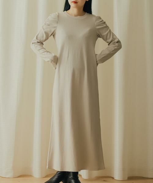 SENSE OF PLACE by URBAN RESEARCH / センスオブプレイス バイ アーバンリサーチ ワンピース | ボリュームスリーブアイラインカットワンピース | 詳細30
