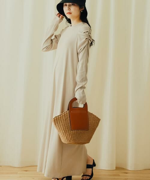 SENSE OF PLACE by URBAN RESEARCH / センスオブプレイス バイ アーバンリサーチ ワンピース | ボリュームスリーブアイラインカットワンピース | 詳細22