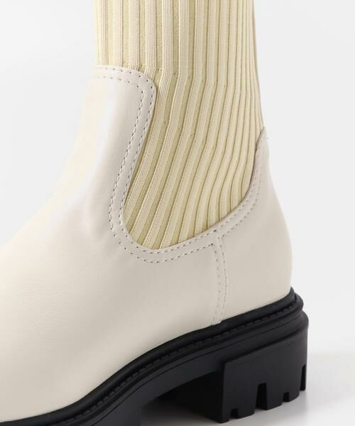 SENSE OF PLACE by URBAN RESEARCH / センスオブプレイス バイ アーバンリサーチ ブーツ（ショート丈） | ボリュームソールニットブーツ | 詳細10