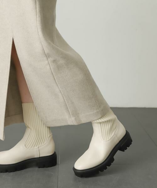 SENSE OF PLACE by URBAN RESEARCH / センスオブプレイス バイ アーバンリサーチ ブーツ（ショート丈） | ボリュームソールニットブーツ | 詳細8