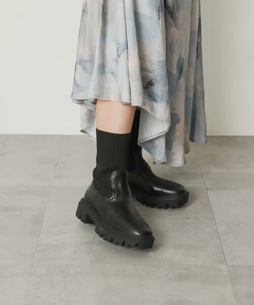 SENSE OF PLACE by URBAN RESEARCH / センスオブプレイス バイ アーバンリサーチ ブーツ（ショート丈） | ボリュームソールニットブーツ | 詳細12