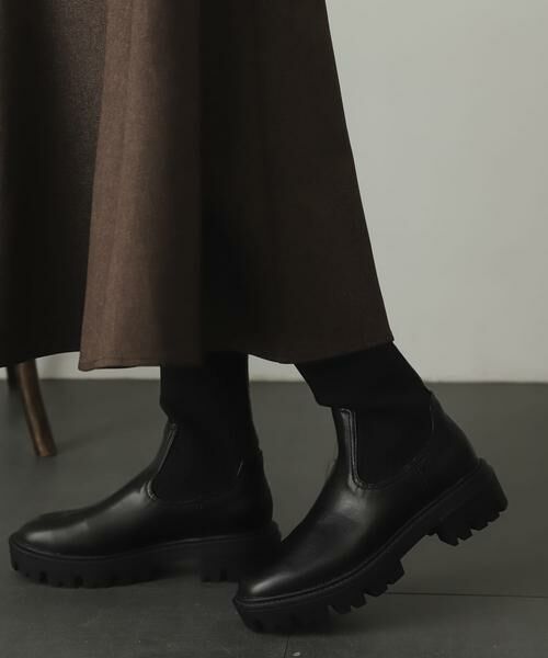 SENSE OF PLACE by URBAN RESEARCH / センスオブプレイス バイ アーバンリサーチ ブーツ（ショート丈） | ボリュームソールニットブーツ | 詳細17