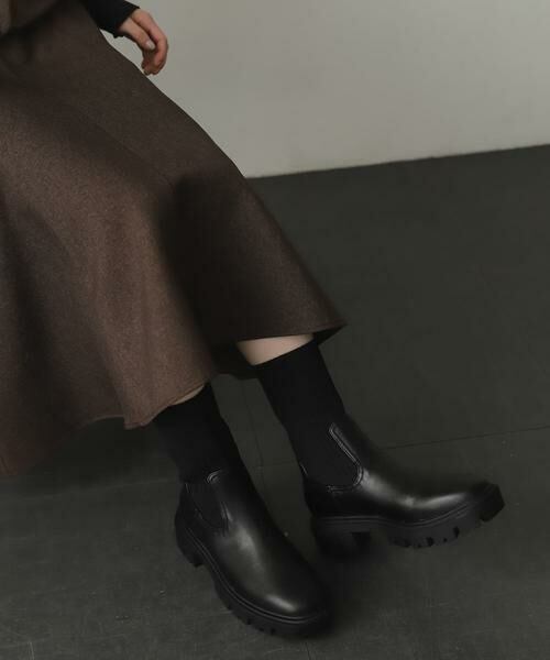 SENSE OF PLACE by URBAN RESEARCH / センスオブプレイス バイ アーバンリサーチ ブーツ（ショート丈） | ボリュームソールニットブーツ | 詳細19