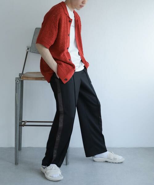 SENSE OF PLACE by URBAN RESEARCH / センスオブプレイス バイ アーバンリサーチ カーディガン・ボレロ | 『ユニセックス』『洗濯可』レースアミカーディガン(5分袖) | 詳細11