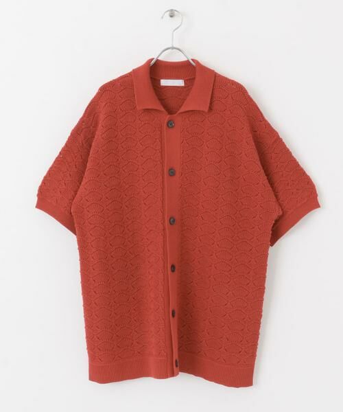 SENSE OF PLACE by URBAN RESEARCH / センスオブプレイス バイ アーバンリサーチ カーディガン・ボレロ | 『ユニセックス』『洗濯可』レースアミカーディガン(5分袖) | 詳細15