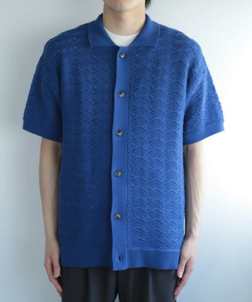 SENSE OF PLACE by URBAN RESEARCH / センスオブプレイス バイ アーバンリサーチ カーディガン・ボレロ | 『ユニセックス』『洗濯可』レースアミカーディガン(5分袖) | 詳細26