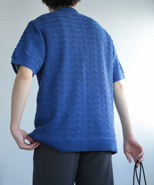 SENSE OF PLACE by URBAN RESEARCH / センスオブプレイス バイ アーバンリサーチ カーディガン・ボレロ | 『ユニセックス』『洗濯可』レースアミカーディガン(5分袖) | 詳細19