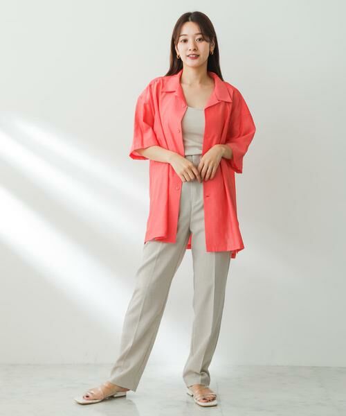 SENSE OF PLACE by URBAN RESEARCH / センスオブプレイス バイ アーバンリサーチ シャツ・ブラウス | シアーシャンブレーオープンカラーシャツ | 詳細2