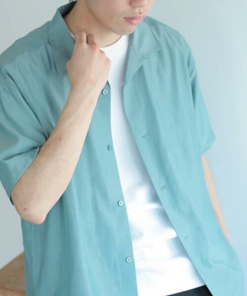 SENSE OF PLACE by URBAN RESEARCH / センスオブプレイス バイ アーバンリサーチ シャツ・ブラウス | シアーシャンブレーオープンカラーシャツ | 詳細15