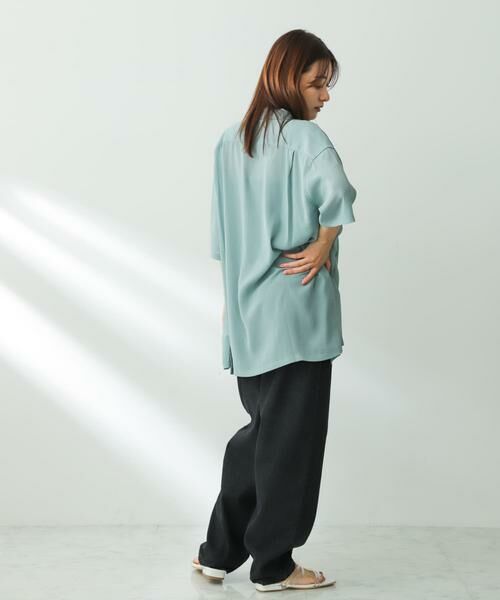 SENSE OF PLACE by URBAN RESEARCH / センスオブプレイス バイ アーバンリサーチ シャツ・ブラウス | シアーシャンブレーオープンカラーシャツ | 詳細27