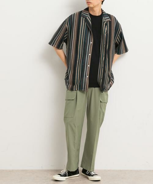 SENSE OF PLACE by URBAN RESEARCH / センスオブプレイス バイ アーバンリサーチ シャツ・ブラウス | マルチストライプレースシャツ(5分袖) | 詳細10