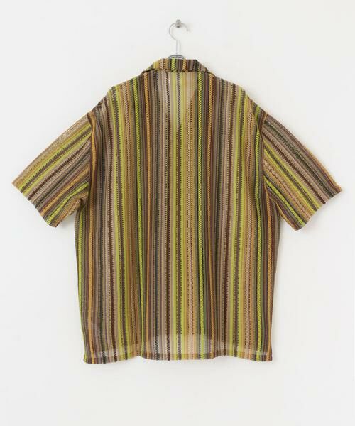 SENSE OF PLACE by URBAN RESEARCH / センスオブプレイス バイ アーバンリサーチ シャツ・ブラウス | マルチストライプレースシャツ(5分袖) | 詳細23