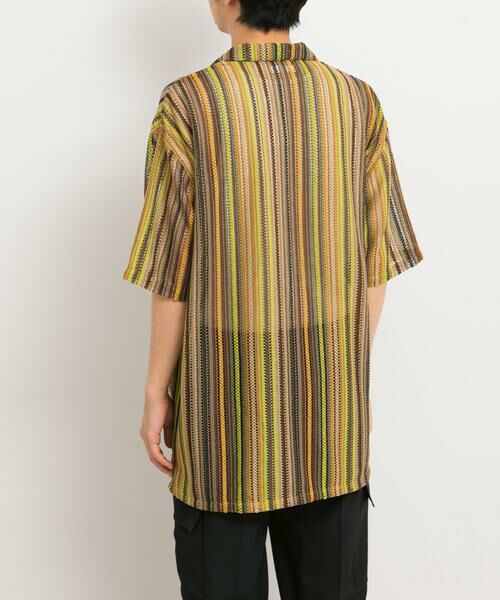 SENSE OF PLACE by URBAN RESEARCH / センスオブプレイス バイ アーバンリサーチ シャツ・ブラウス | マルチストライプレースシャツ(5分袖) | 詳細16