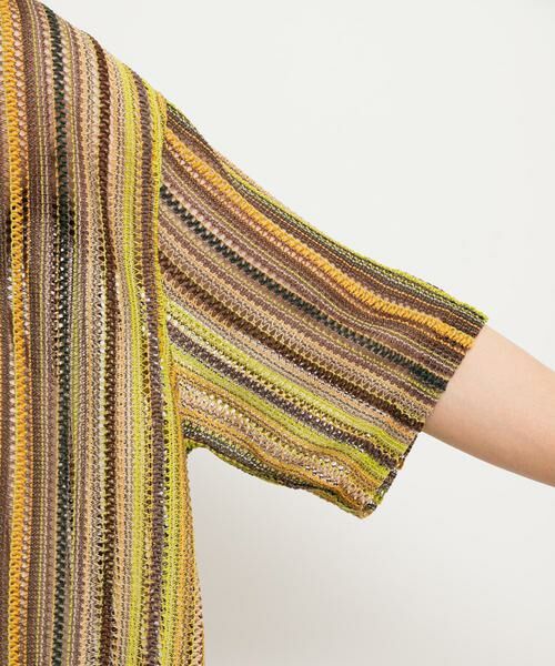 SENSE OF PLACE by URBAN RESEARCH / センスオブプレイス バイ アーバンリサーチ シャツ・ブラウス | マルチストライプレースシャツ(5分袖) | 詳細19