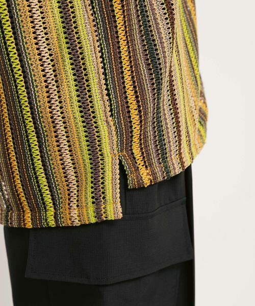 SENSE OF PLACE by URBAN RESEARCH / センスオブプレイス バイ アーバンリサーチ シャツ・ブラウス | マルチストライプレースシャツ(5分袖) | 詳細20