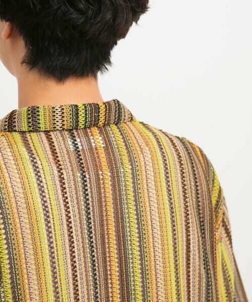 SENSE OF PLACE by URBAN RESEARCH / センスオブプレイス バイ アーバンリサーチ シャツ・ブラウス | マルチストライプレースシャツ(5分袖) | 詳細21