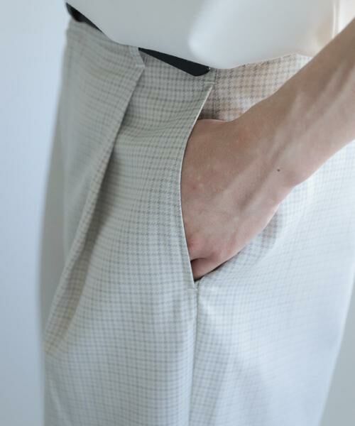 SENSE OF PLACE by URBAN RESEARCH / センスオブプレイス バイ アーバンリサーチ その他パンツ | 『セットアップ対応』『イージーケア』チェックリネンライクボリュームワイドパンツ | 詳細15