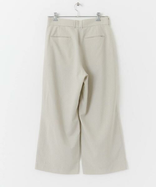 SENSE OF PLACE by URBAN RESEARCH / センスオブプレイス バイ アーバンリサーチ その他パンツ | 『セットアップ対応』『イージーケア』チェックリネンライクボリュームワイドパンツ | 詳細19