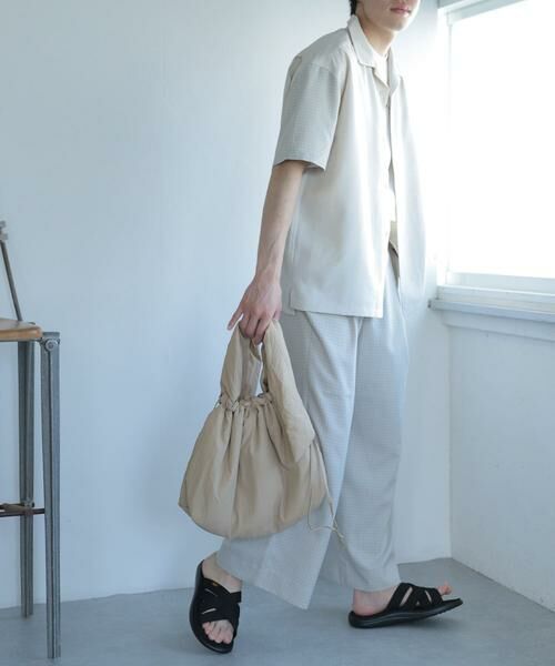 SENSE OF PLACE by URBAN RESEARCH / センスオブプレイス バイ アーバンリサーチ その他パンツ | 『セットアップ対応』『イージーケア』チェックリネンライクボリュームワイドパンツ | 詳細9