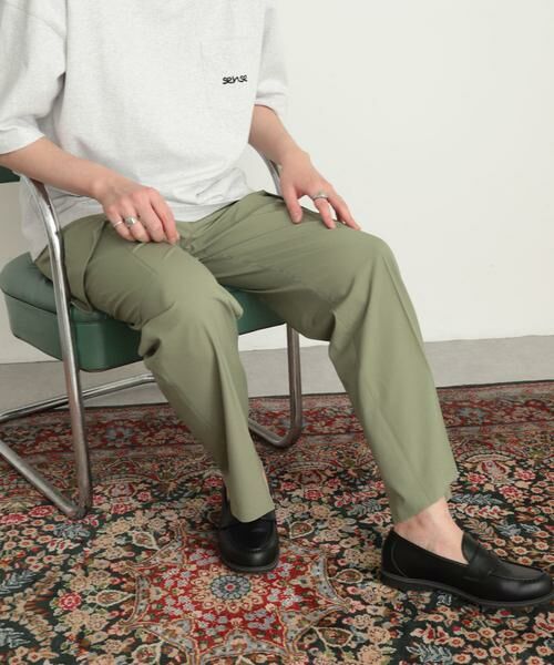 SENSE OF PLACE by URBAN RESEARCH / センスオブプレイス バイ アーバンリサーチ その他パンツ | テックセンタープレスカーゴスラックス | 詳細1