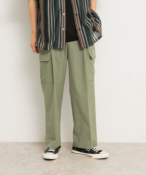 SENSE OF PLACE by URBAN RESEARCH / センスオブプレイス バイ アーバンリサーチ その他パンツ | テックセンタープレスカーゴスラックス | 詳細7
