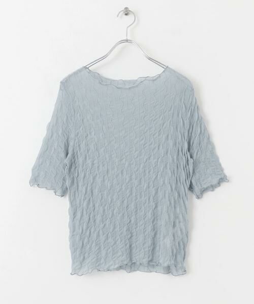 SENSE OF PLACE by URBAN RESEARCH / センスオブプレイス バイ アーバンリサーチ Tシャツ | ウェーブパターンシアートップ(5分袖) | 詳細9