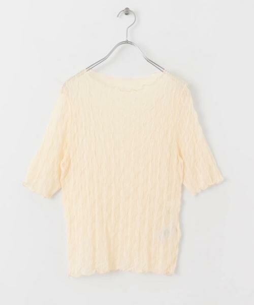 SENSE OF PLACE by URBAN RESEARCH / センスオブプレイス バイ アーバンリサーチ Tシャツ | ウェーブパターンシアートップ(5分袖) | 詳細23