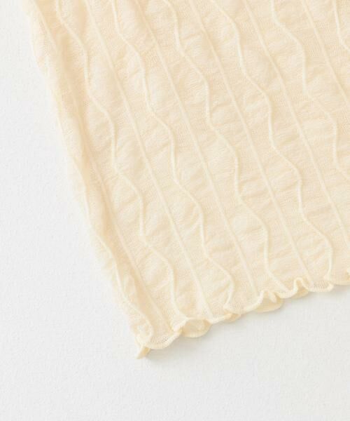 SENSE OF PLACE by URBAN RESEARCH / センスオブプレイス バイ アーバンリサーチ Tシャツ | ウェーブパターンシアートップ(5分袖) | 詳細24