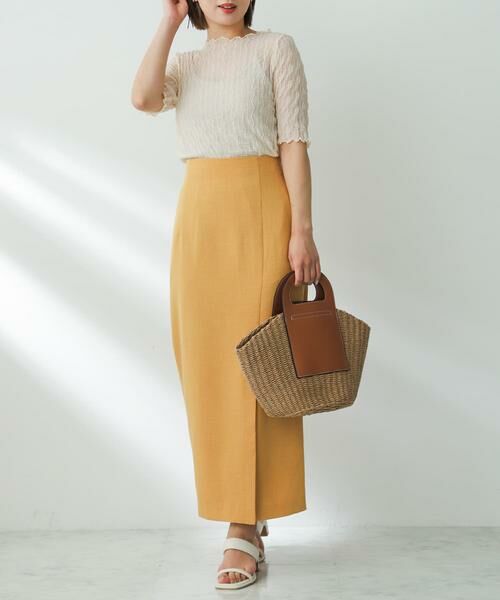 SENSE OF PLACE by URBAN RESEARCH / センスオブプレイス バイ アーバンリサーチ Tシャツ | ウェーブパターンシアートップ(5分袖) | 詳細17