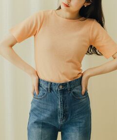 SENSE OF PLACE by URBAN RESEARCH / センスオブプレイス バイ アーバンリサーチ Tシャツ | 2WAYメランジリブTシャツ(半袖)