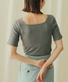 SENSE OF PLACE by URBAN RESEARCH / センスオブプレイス バイ アーバンリサーチ Tシャツ | 2WAYメランジリブTシャツ(半袖)