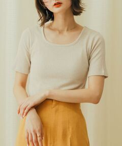 SENSE OF PLACE by URBAN RESEARCH / センスオブプレイス バイ アーバンリサーチ Tシャツ | 2WAYメランジリブTシャツ(半袖)