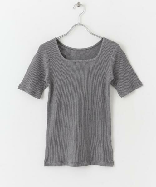 SENSE OF PLACE by URBAN RESEARCH / センスオブプレイス バイ アーバンリサーチ Tシャツ | 2WAYメランジリブTシャツ(半袖) | 詳細10