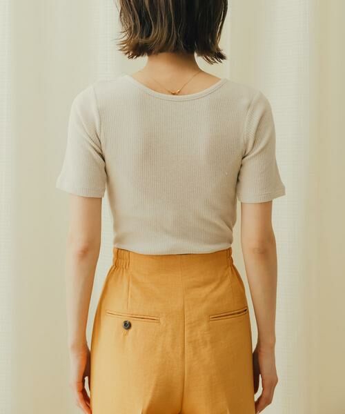 SENSE OF PLACE by URBAN RESEARCH / センスオブプレイス バイ アーバンリサーチ Tシャツ | 2WAYメランジリブTシャツ(半袖) | 詳細16