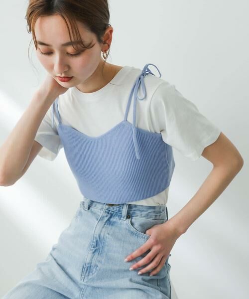 SENSE OF PLACE by URBAN RESEARCH / センスオブプレイス バイ アーバンリサーチ その他トップス | リブニットビスチェ | 詳細7