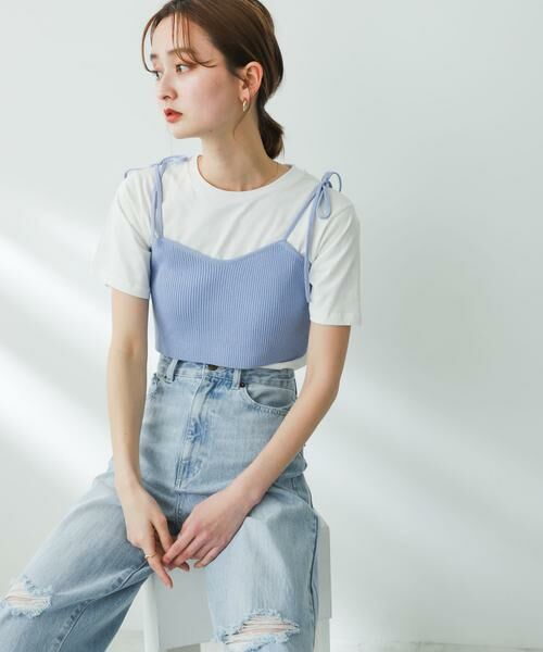 SENSE OF PLACE by URBAN RESEARCH / センスオブプレイス バイ アーバンリサーチ その他トップス | リブニットビスチェ | 詳細8