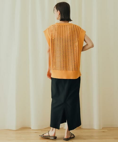 SENSE OF PLACE by URBAN RESEARCH / センスオブプレイス バイ アーバンリサーチ ベスト | ホールメッシュキーネックニットベスト | 詳細10